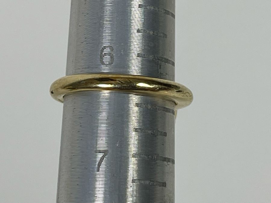 Sterling Silver Moissanite Ring Size 6.25 3.1g [Photo 9]