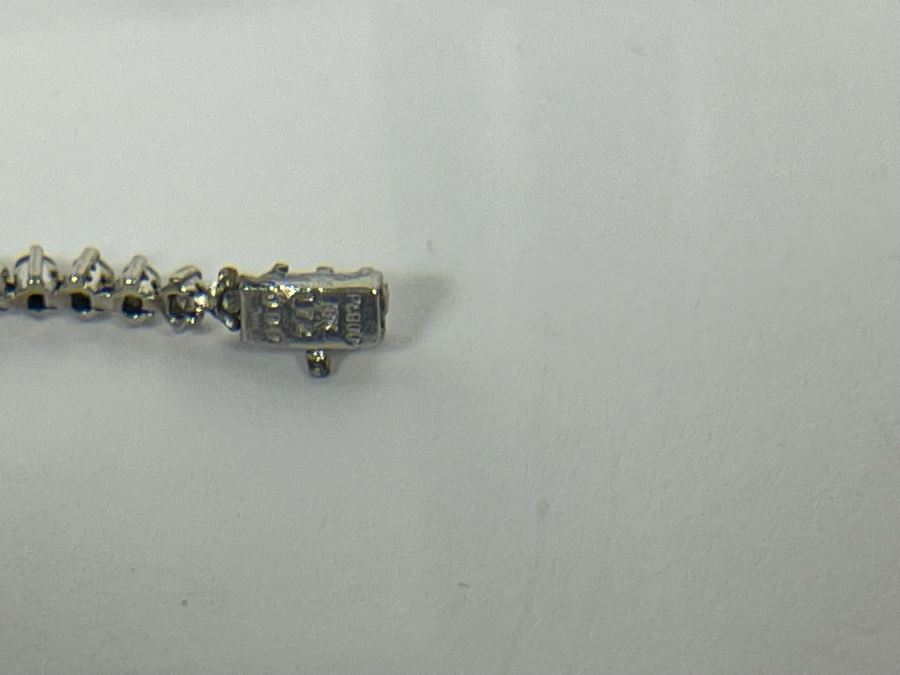 Platinum 900 Diamond 7' Bracelet 6.8g Estimate $1,400-$2,100 [Photo 11]