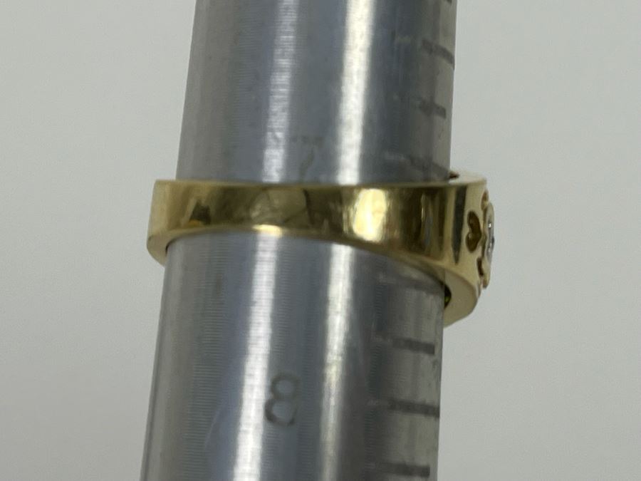 14K Gold Tourmaline Diamond Ring Size 7.25 6.5g Estimate $600-$900 [Photo 16]