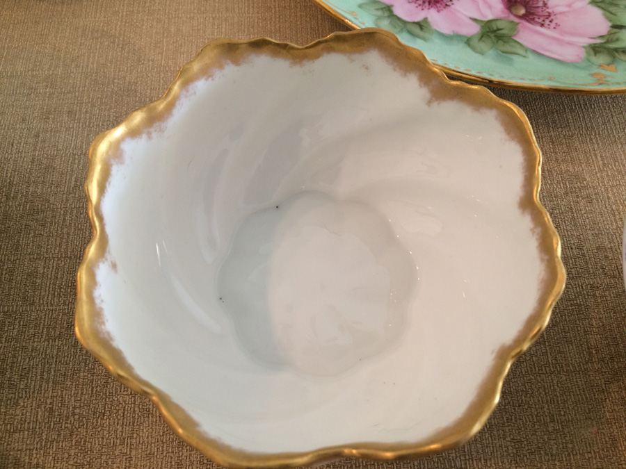 Lot Vintage Hand Painted Plates. Various Marks. [Photo 11]