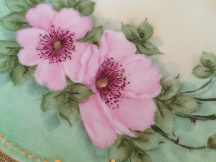 Lot Vintage Hand Painted Plates. Various Marks. [Photo 24]