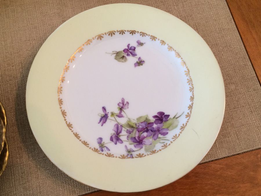 Lot Vintage Hand Painted Plates. Various Marks. [Photo 31]