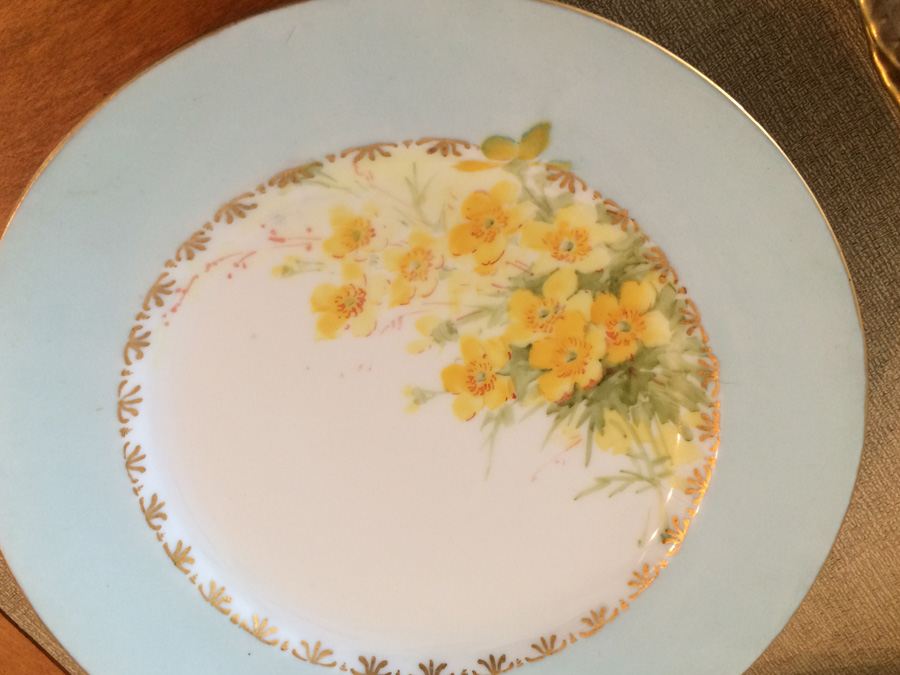 Lot Vintage Hand Painted Plates. Various Marks. [Photo 28]