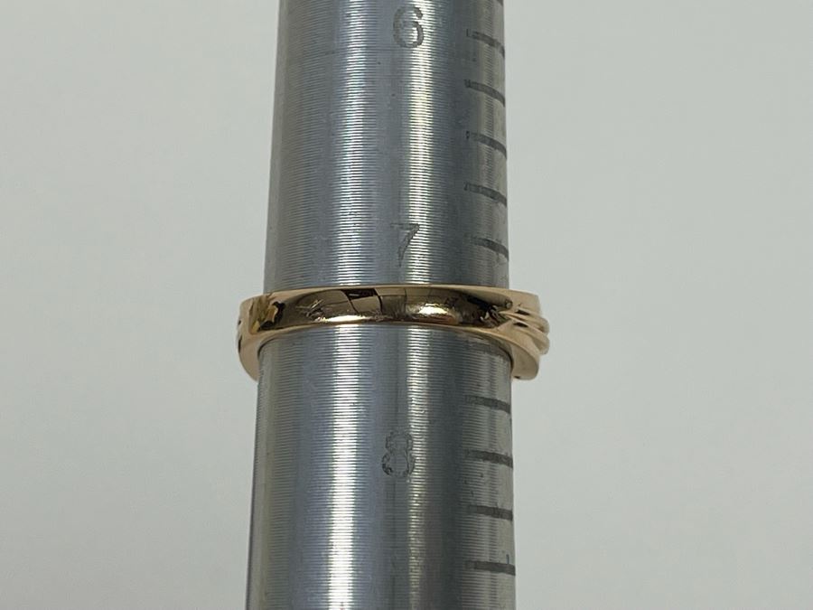 14K Gold Morganite Diamond Ring Size 7.25 4.1g Estimate $500-$750 [Photo 12]