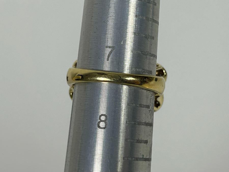 14K Gold Amethyst Diamond Ring Size 7.5 7.7g Estimate $600-$900 [Photo 13]