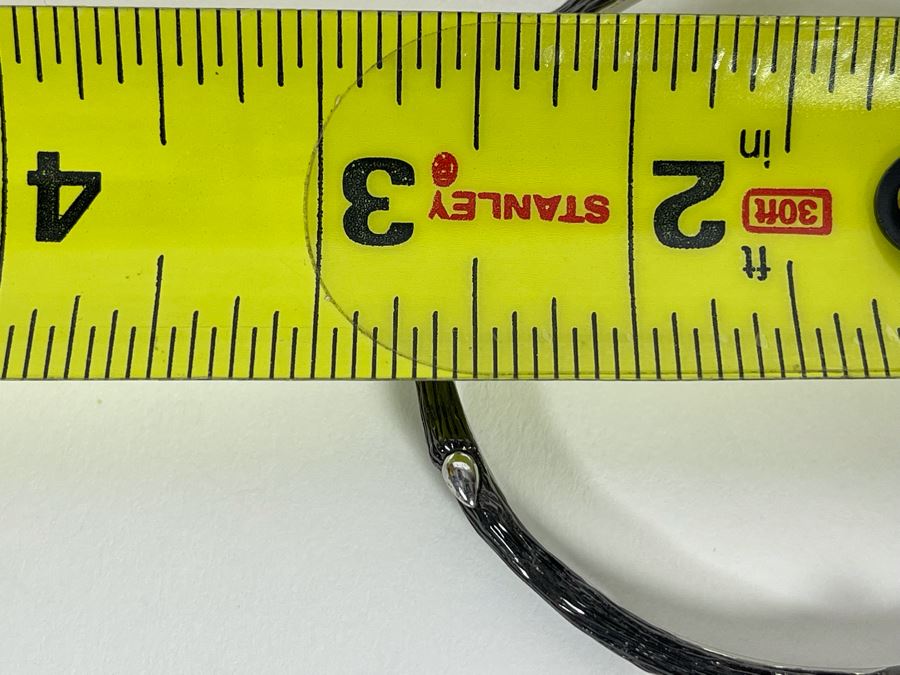 Sterling Silver Red Sapphire 2.5' Bangle Bracelet 'Dweck Diamonds' 23.8g Estimate $200-$300 [Photo 8]