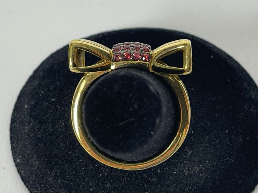 Sterling Silver Red Sapphire Ring 'Dweck Diamonds' 8.1g [Photo 6]