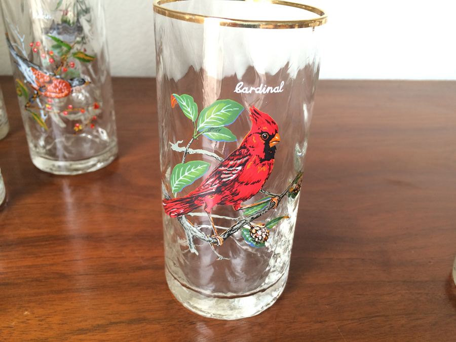 Painted, Various Birds, Stemware [Photo 11]