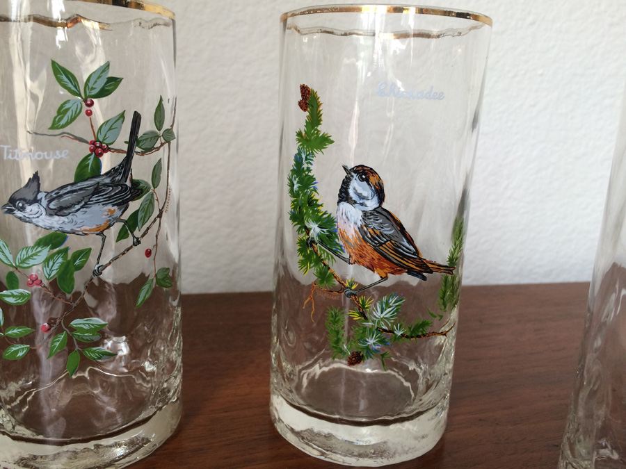 Painted, Various Birds, Stemware [Photo 7]