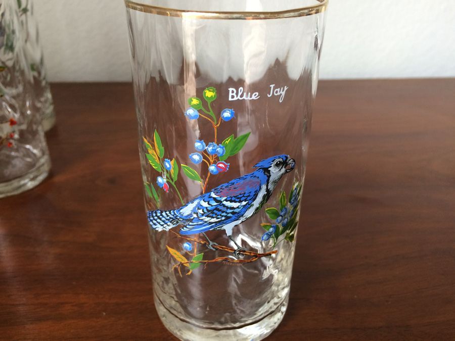 Painted, Various Birds, Stemware [Photo 13]