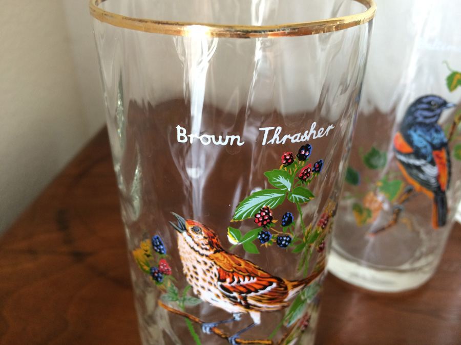 Painted, Various Birds, Stemware [Photo 2]