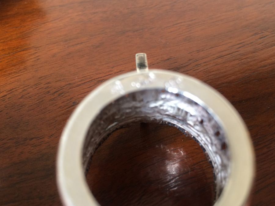 Etched Glass Decanter with Metal Overlay Shot Glasses and Tray [Photo 18]