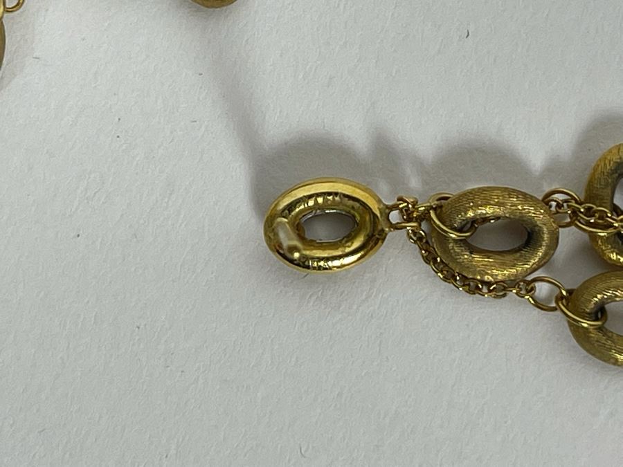 18K Gold Diamond 'Nanis' Designer Earrings 5.1g Estimate $600-$900 [Photo 13]