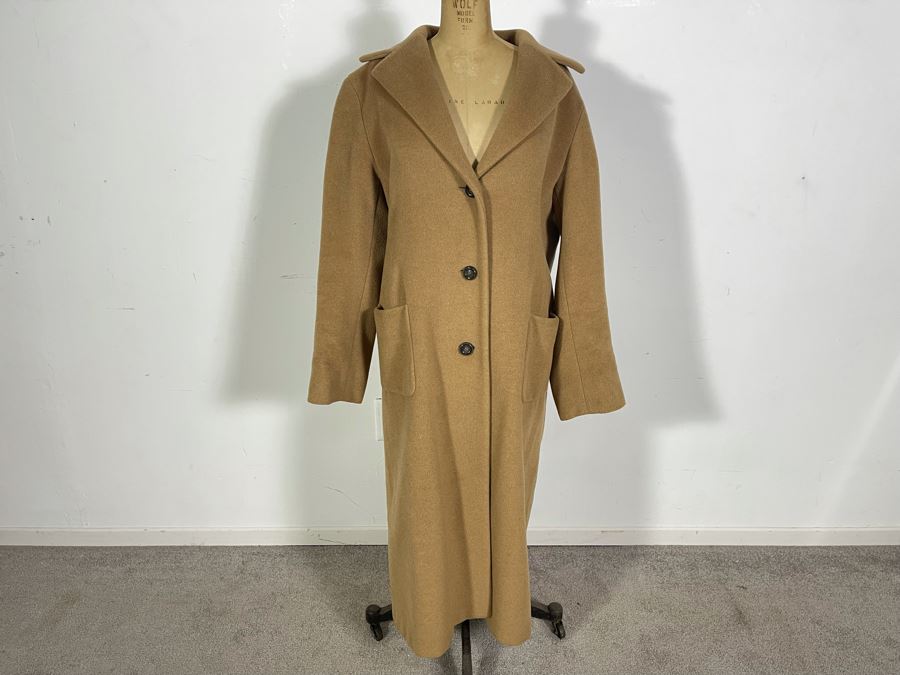 Jil Sander Full Length Camel Hair Coat Size 38 Made In Italy [Photo 2]