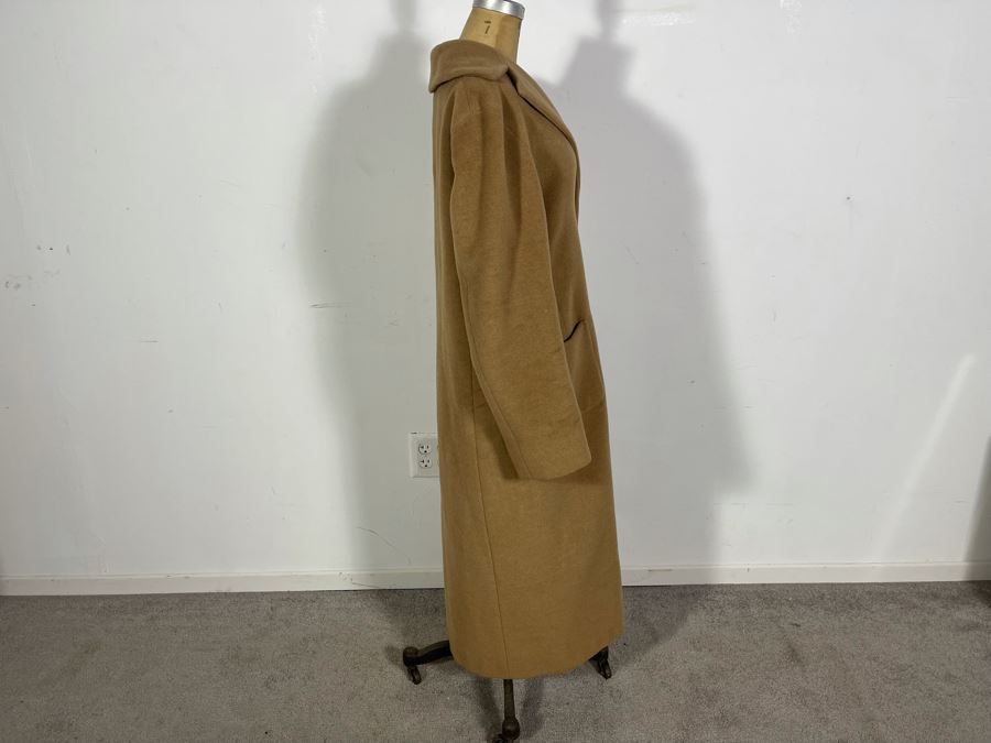 Jil Sander Full Length Camel Hair Coat Size 38 Made In Italy [Photo 5]