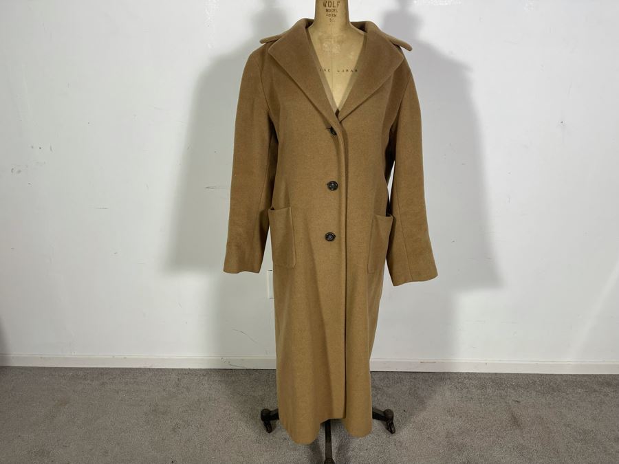 Jil Sander Full Length Camel Hair Coat Size 38 Made In Italy [Photo 4]