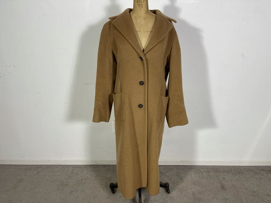 Jil Sander Full Length Camel Hair Coat Size 38 Made In Italy [Photo 3]