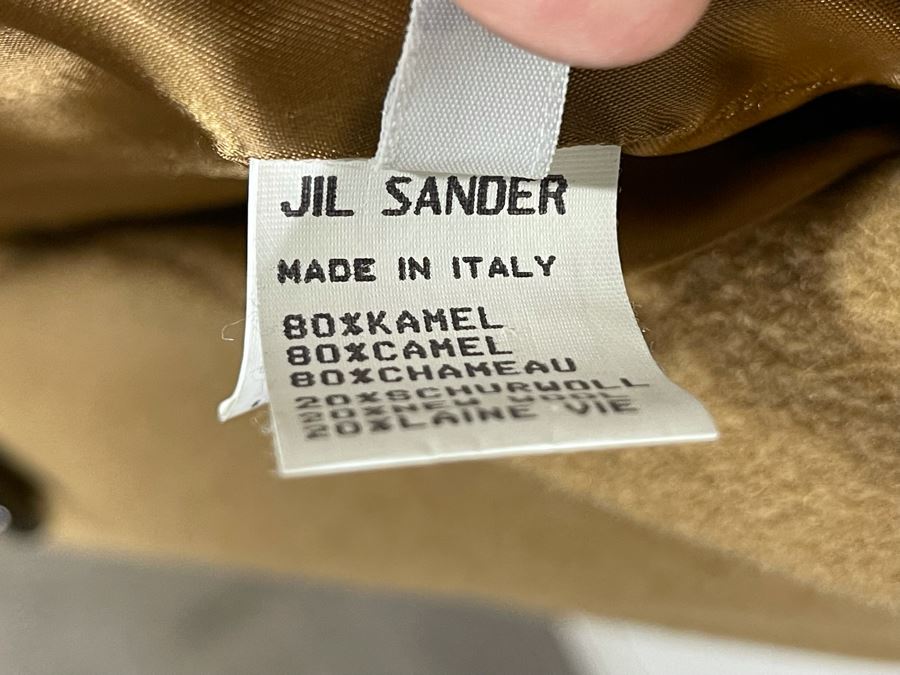 Jil Sander Full Length Camel Hair Coat Size 38 Made In Italy [Photo 9]