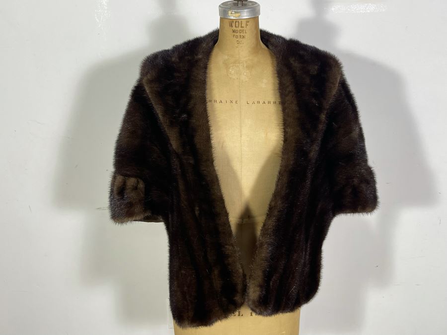 Fur Shawl By Paris Of Needham