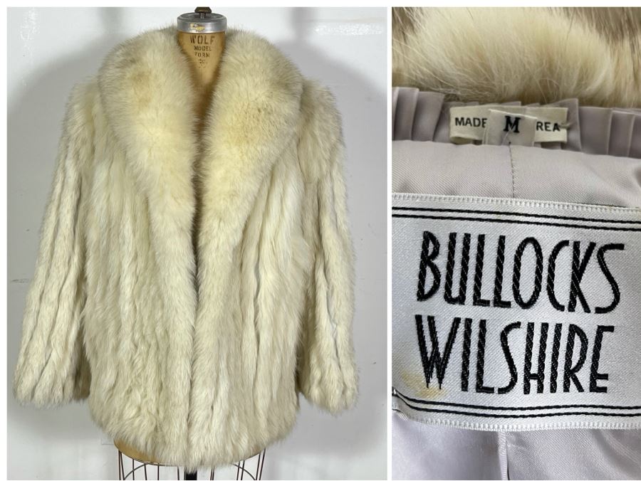 Fur Coat From Bullocks Wilshire Size M [Photo 1]