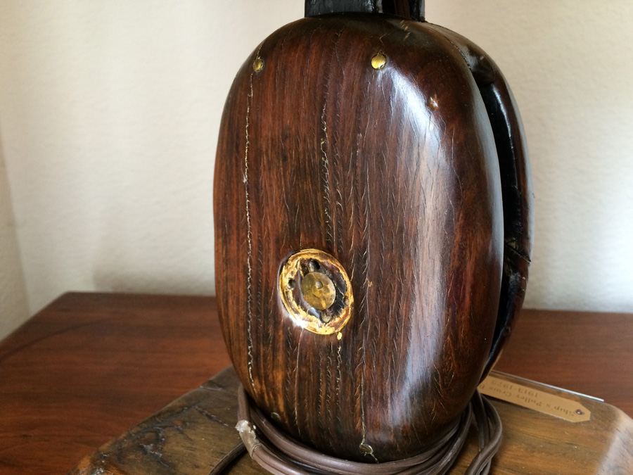 Vintage Ship Pulley Lamp 1913 - Redondo Beach Yacht Club [Photo 11]