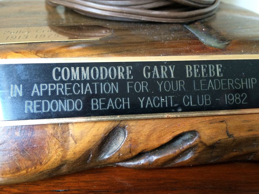 Vintage Ship Pulley Lamp 1913 - Redondo Beach Yacht Club [Photo 6]