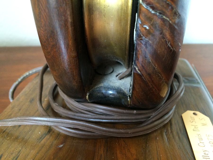 Vintage Ship Pulley Lamp 1913 - Redondo Beach Yacht Club [Photo 10]