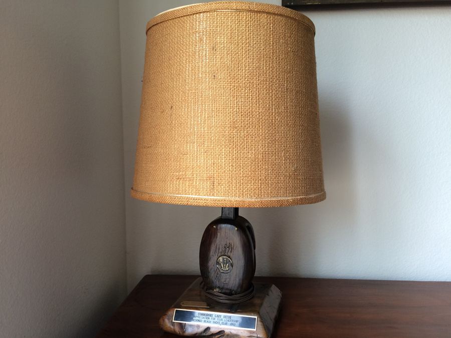 Vintage Ship Pulley Lamp 1913 - Redondo Beach Yacht Club [Photo 17]