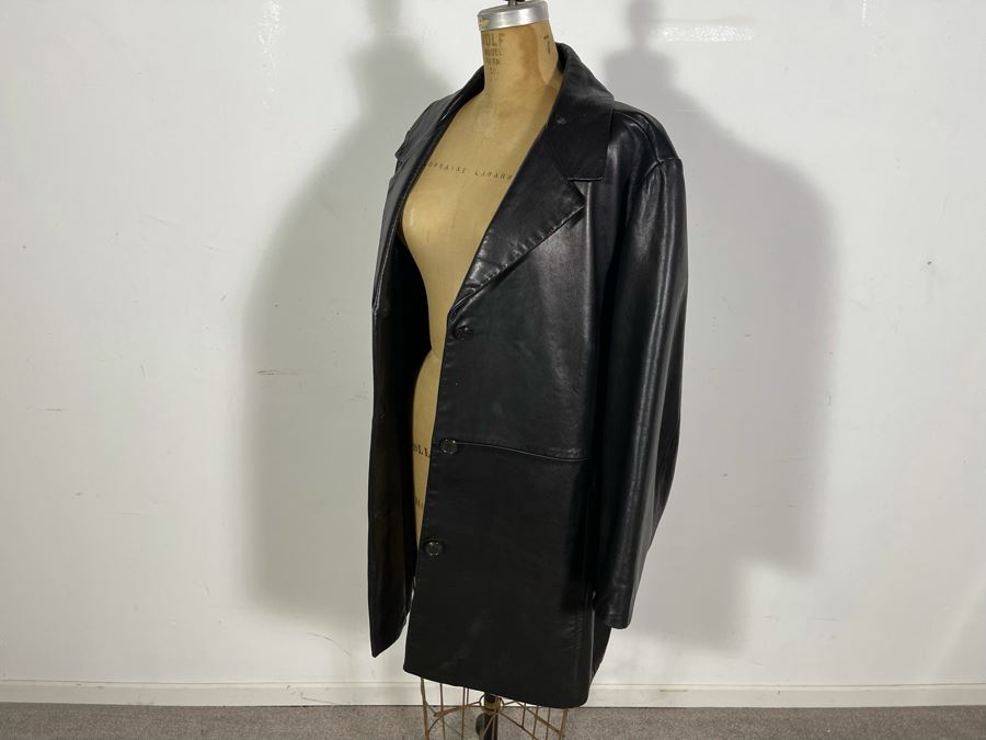 Andrew Marc New York Leather Jacket Size 2XL