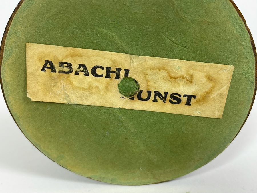 Art Deco Austrian Abachi Wood African Bust Head Sculpture In Manner Of Karl Hagenauer 3.25W X 3.5D X 8H [Photo 9]