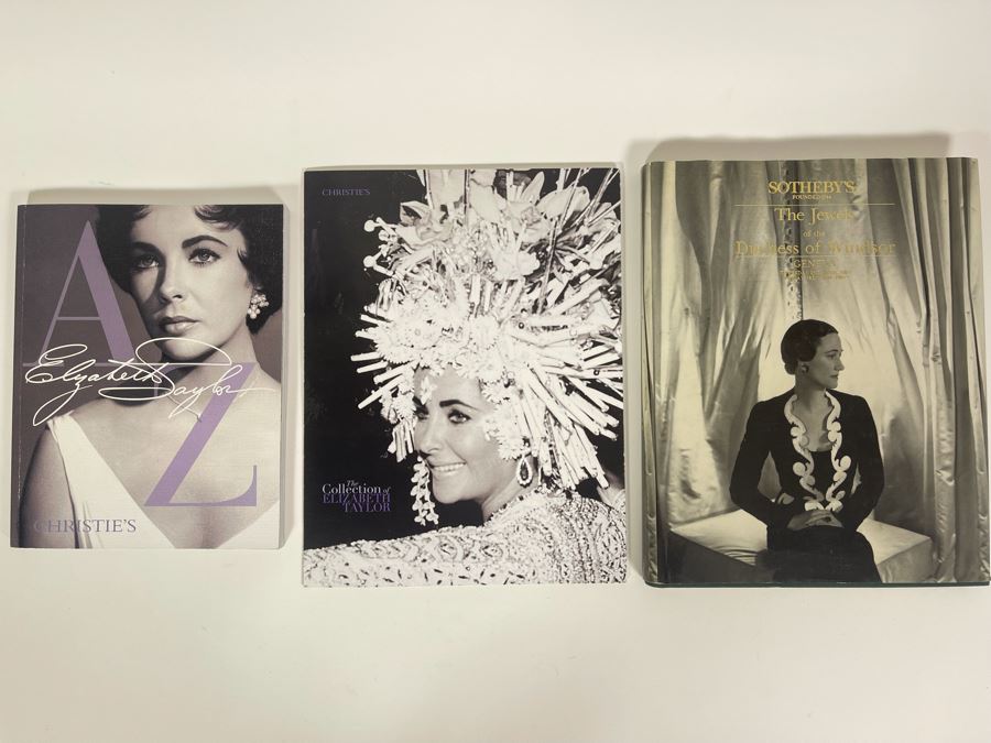 Auction Catalogs From The Collection Of Elizabeth Taylor And The Jewels Of The Duchess Of Windsor
