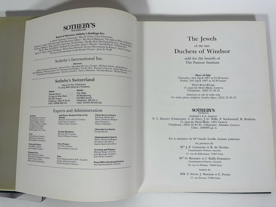 Auction Catalogs From The Collection Of Elizabeth Taylor And The Jewels Of The Duchess Of Windsor [Photo 16]