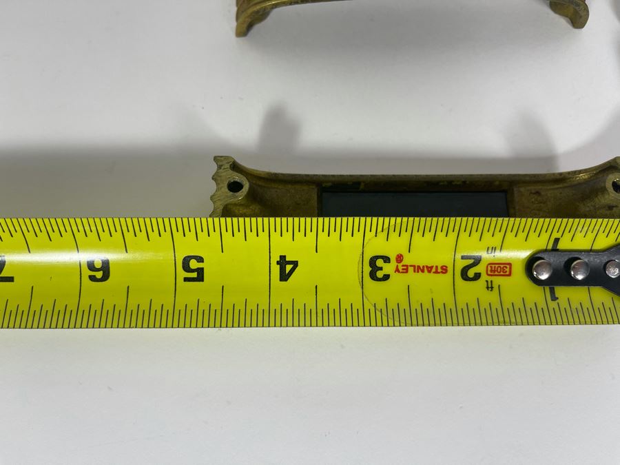 Set Of Six Art Deco Hardware Pulls With Screws 4.5W [Photo 9]