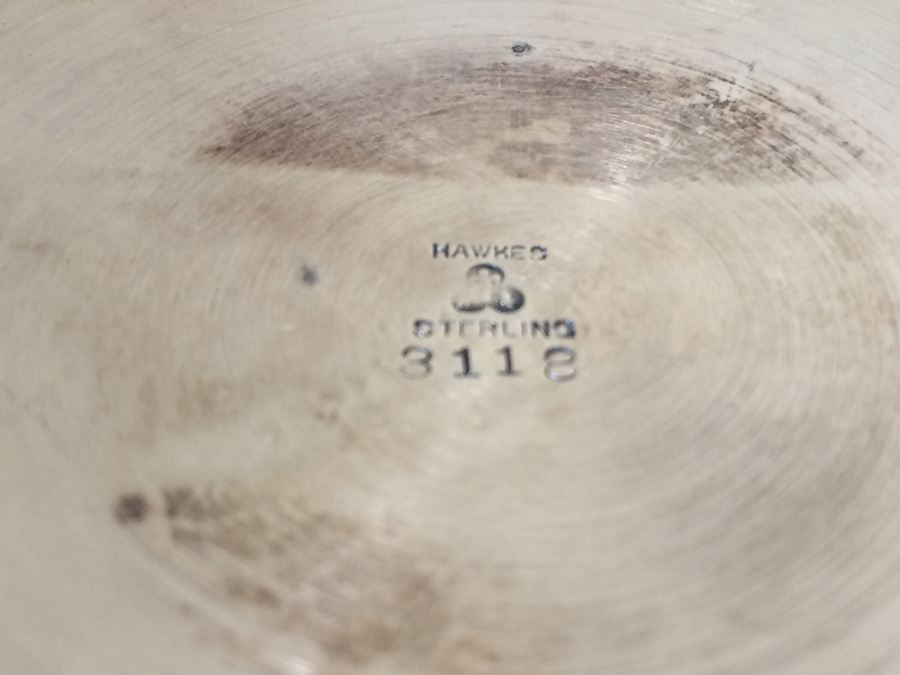 Hawkes Etched Glass Jar/Urn Sterling Finial and Foot [Photo 3]