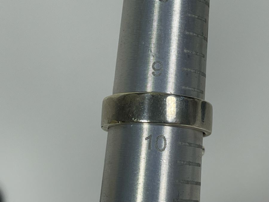 Sterling Silver Amber Ring Size 9.5 7.4g [Photo 10]