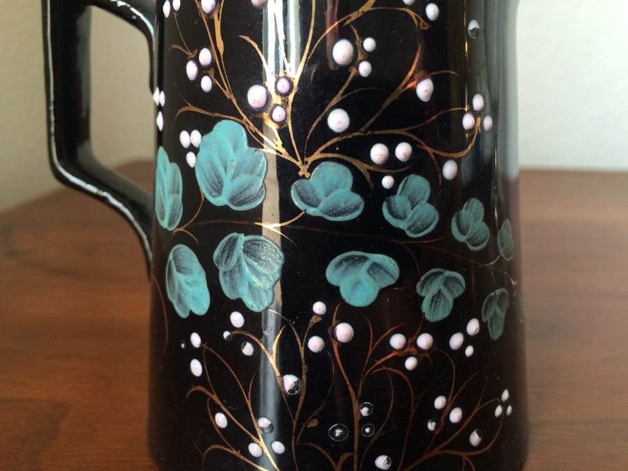Antique hand painted pitcher. [Photo 1]