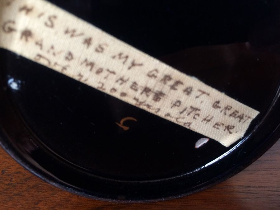 Antique hand painted pitcher. [Photo 7]