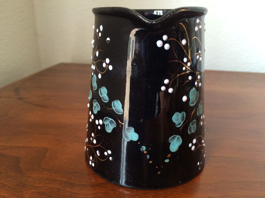 Antique hand painted pitcher. [Photo 2]