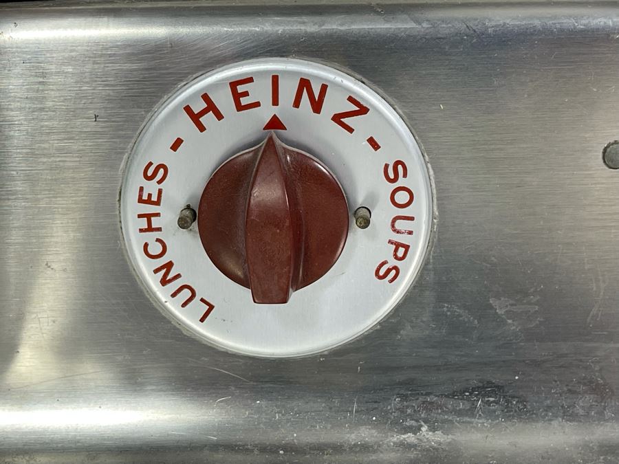 Vintage Mid-Century Heinz Model 563 Soup Warmer / Dinner Counter Display Diner Cafe Service Station With Built-In Can Opener 19W X 12D X 13H [Photo 8]