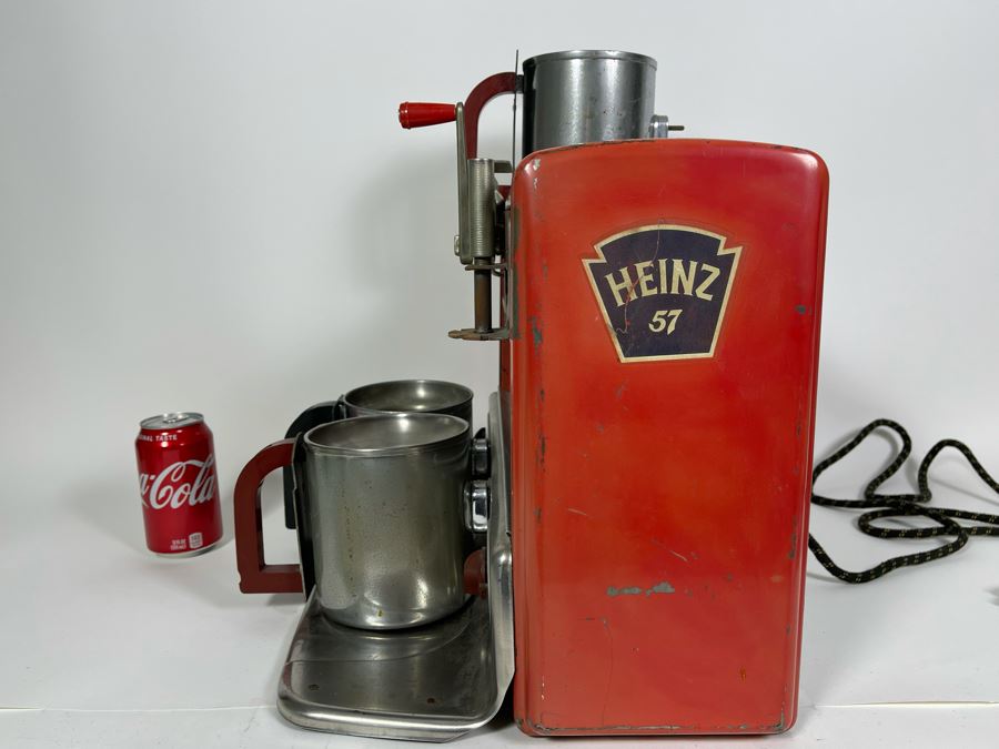 Vintage Mid-Century Heinz Model 563 Soup Warmer / Dinner Counter Display Diner Cafe Service Station With Built-In Can Opener 19W X 12D X 13H [Photo 19]