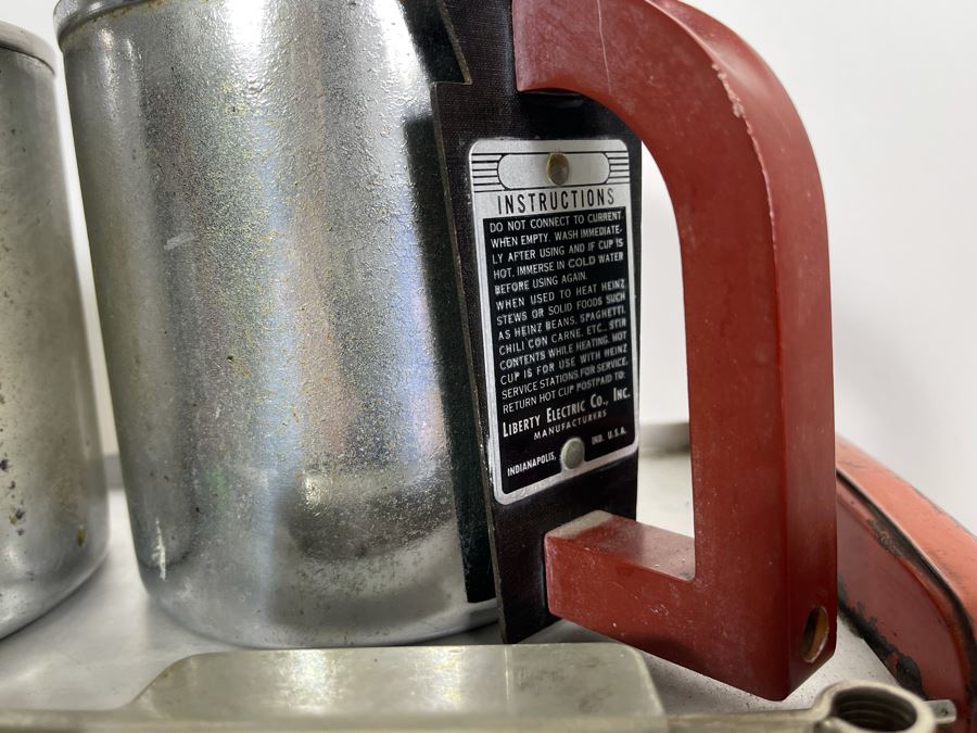 Vintage Mid-Century Heinz Model 563 Soup Warmer / Dinner Counter Display Diner Cafe Service Station With Built-In Can Opener 19W X 12D X 13H [Photo 12]