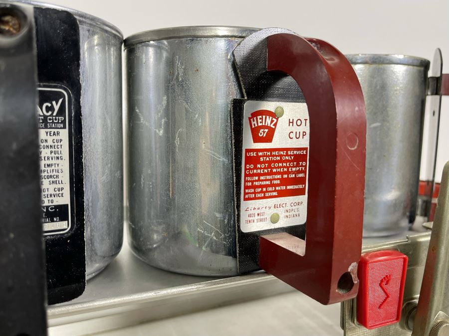 Vintage Mid-Century Heinz Model 563 Soup Warmer / Dinner Counter Display Diner Cafe Service Station With Built-In Can Opener 19W X 12D X 13H [Photo 10]