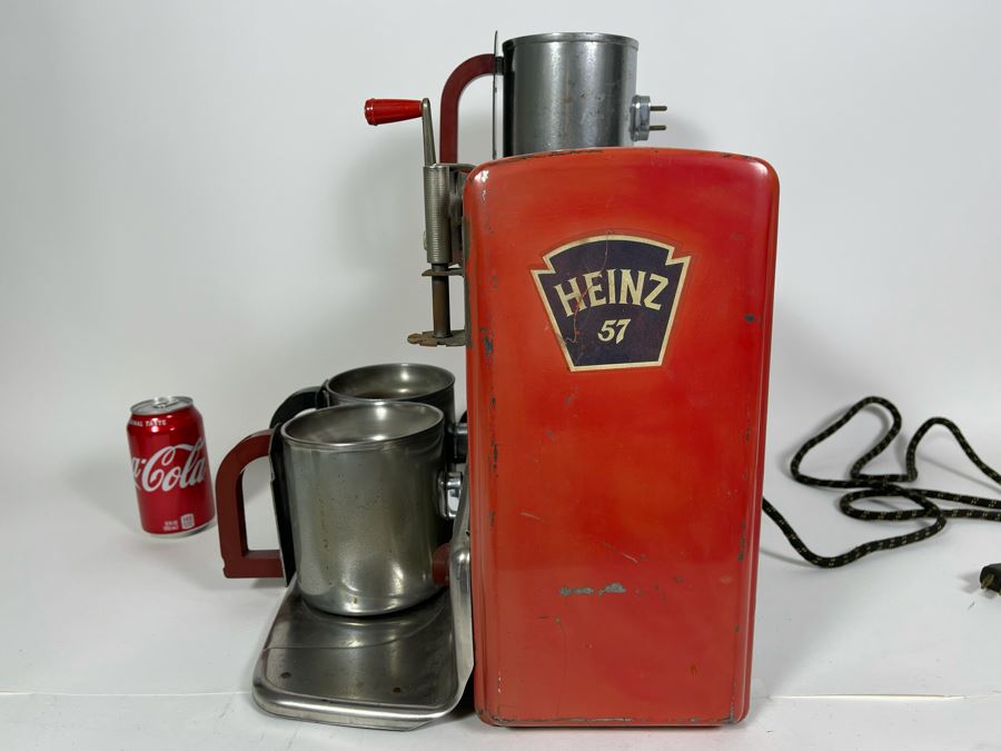 Vintage Mid-Century Heinz Model 563 Soup Warmer / Dinner Counter Display Diner Cafe Service Station With Built-In Can Opener 19W X 12D X 13H [Photo 21]