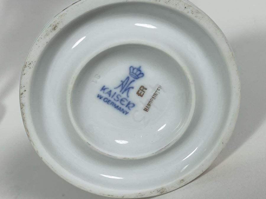 Pair Of Kaiser Germany Hand-Painted French Soldiers 9H [Photo 6]