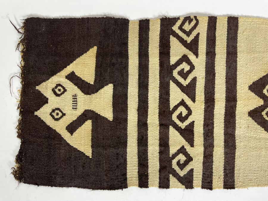 Antique Handmade Textile 21 X 8 [Photo 2]