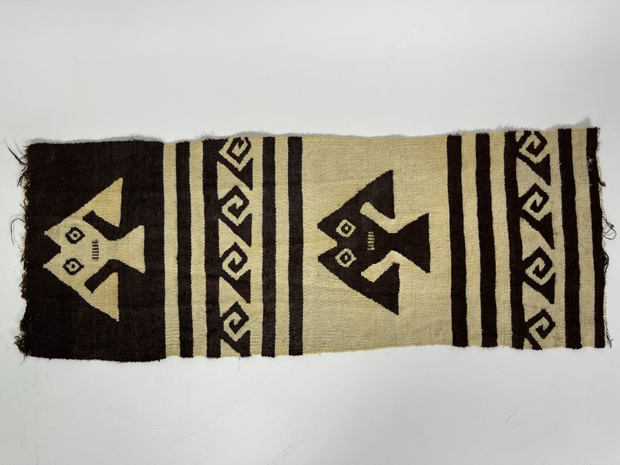 Antique Handmade Textile 21 X 8