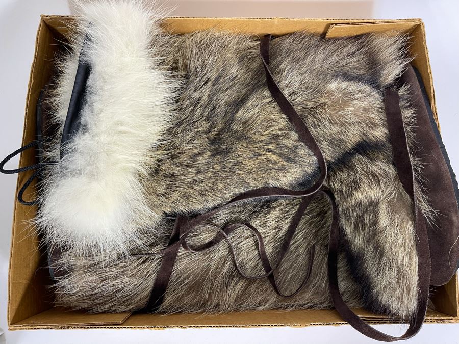 Pair Of New Fur Hondo Boots Size 7.5 [Photo 9]