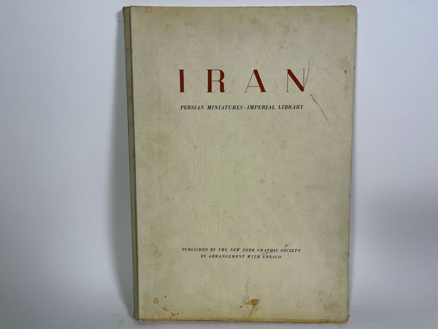Large Format 1956 Book: Iran - Persian Miniatures - Imperial Library 13 X 19 - See Photos [Photo 2]