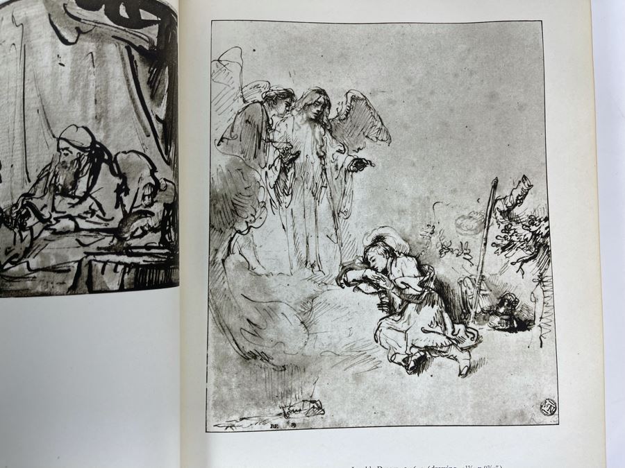 Large Format 'Rembrandt Edition' King James Version Bible Featuring Illustrations By Rembrandt - See Photos For Sampling 9W X 11.5H X 3D [Photo 2]