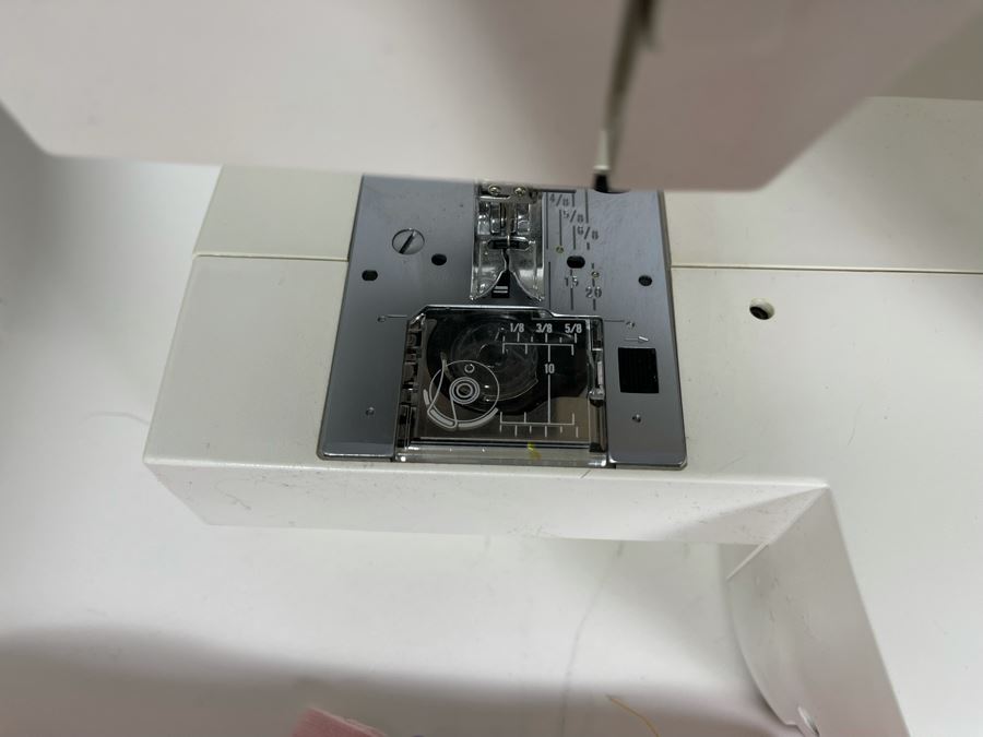 PFAFF Hobby 1142 Sewing Machine (Missing Electrical Cord) With Box Of Sewing Supplies [Photo 9]